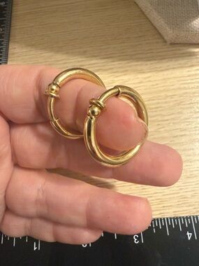 Gold Hoop Earrings - Classic Small Hoop Earrings